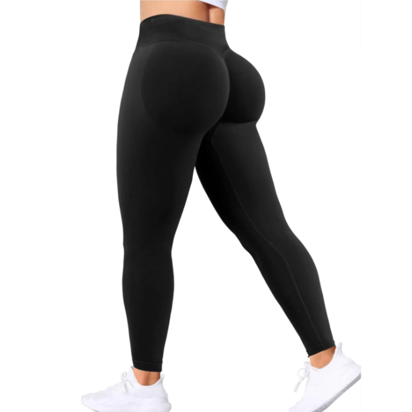 Summer Women Three Waist Gym Yoga Pants High Waist Peach Buttocks Solid Color Tight Fitting Sports Leggings Yoga Exercise Pants